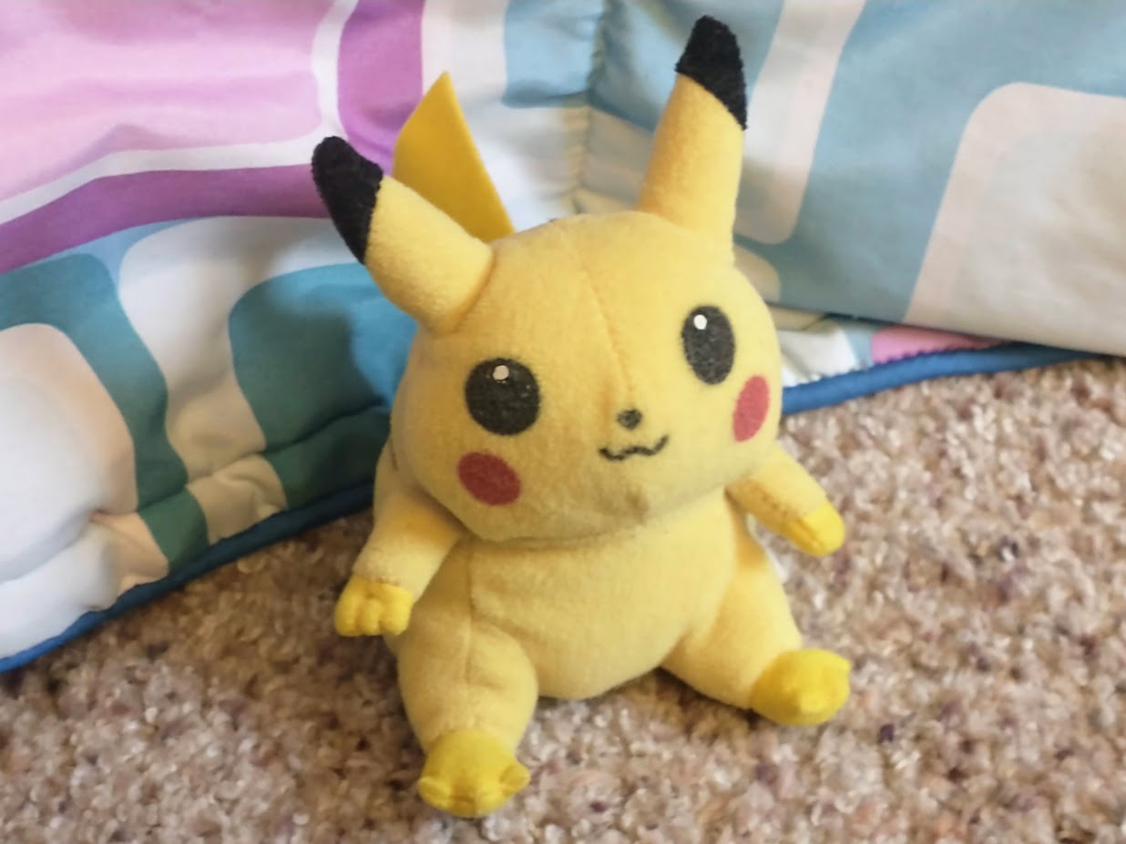 Old pikachu plush